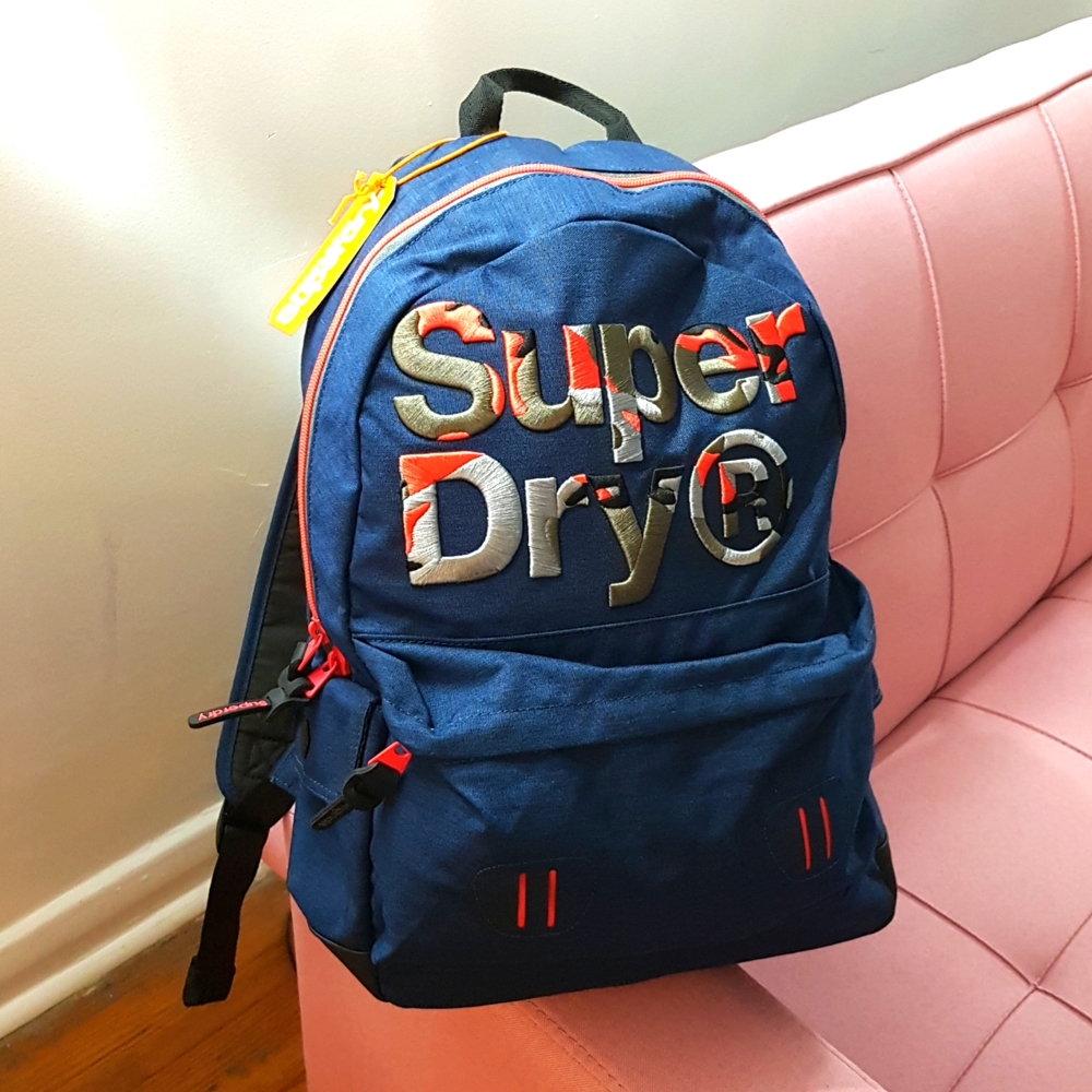 NWT NEW Urban Superdry Embroidered  Backpack!